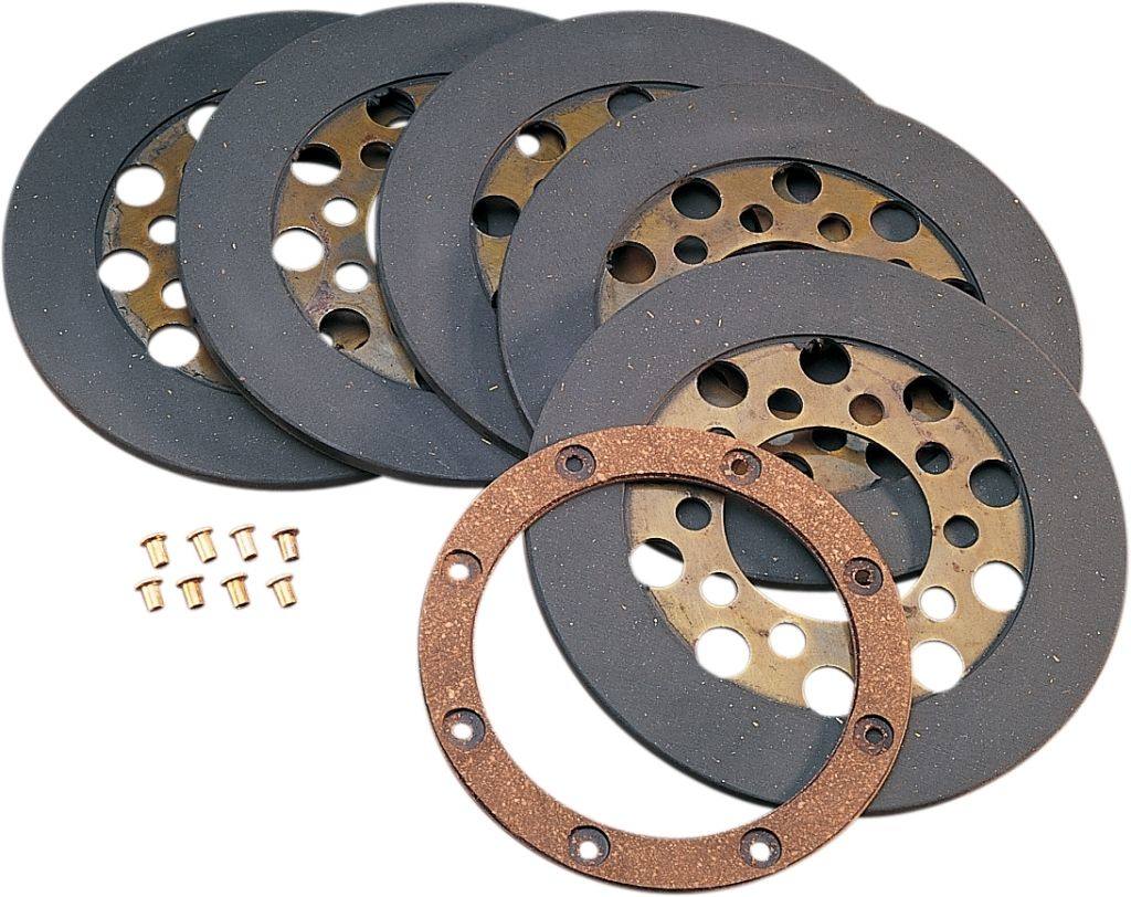 Drag Specialties ドラッグスペシャリティーズ Wet or Dry Friction Plate Set［DS-223735］ HARLEY-DAVIDSON ハーレーダビッドソン クラッチプレート・クラッチディスク・フリクションプレート 駆動系