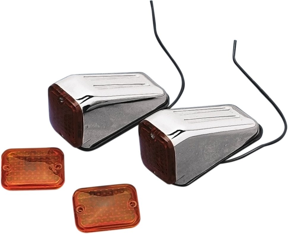 Drag Specialties ドラッグスペシャリティーズ Drag-Ness FM1 Marker Lights［DS-280104］ ウインカー 灯火類 電装系