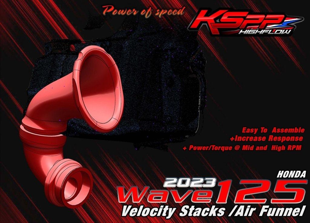 KSPP ケーエスピーピー Velocity stack Wave125 [2023] WAVE125 HONDA ホンダ ファンネル 吸気関連 エンジン