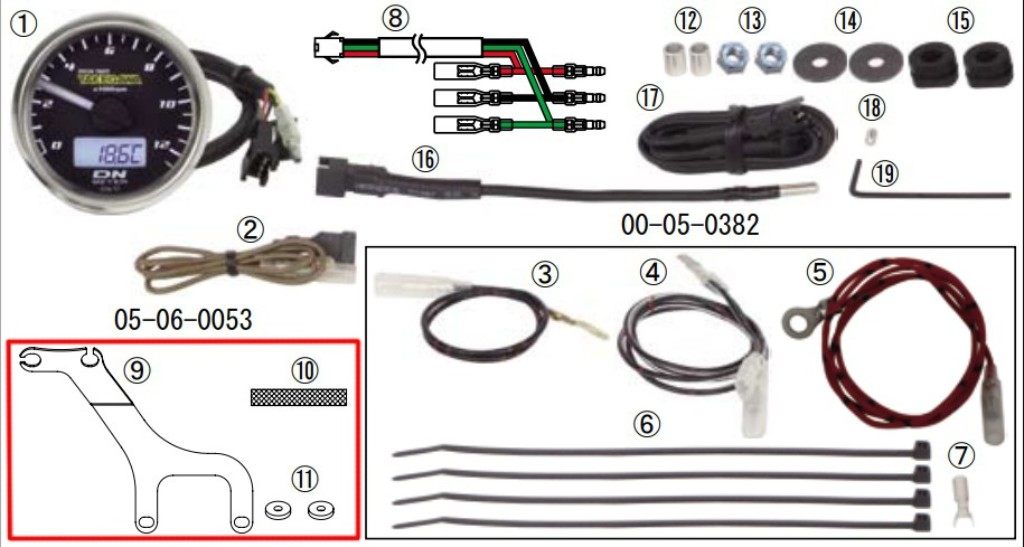 SP武川 SPタケガワ 【補修部品】 メーターステーセット メーターステー メーター・インジケーター関係 電装系