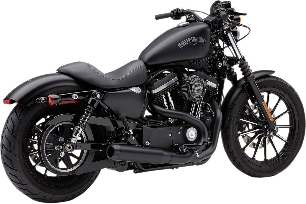 COBRA コブラ El Diablo 2：1 フルエキゾーストマフラー 883 SuperLow XLL Iron XLN 1200 Low EFI Custom XLC Nightster XL Roadster XLR Sportster 50 HARLEY-DAVIDSON ハーレーダビッドソン マフラー Color/Finish：Black(Base Color：Black)［1800-2218］｜ウェビック　店