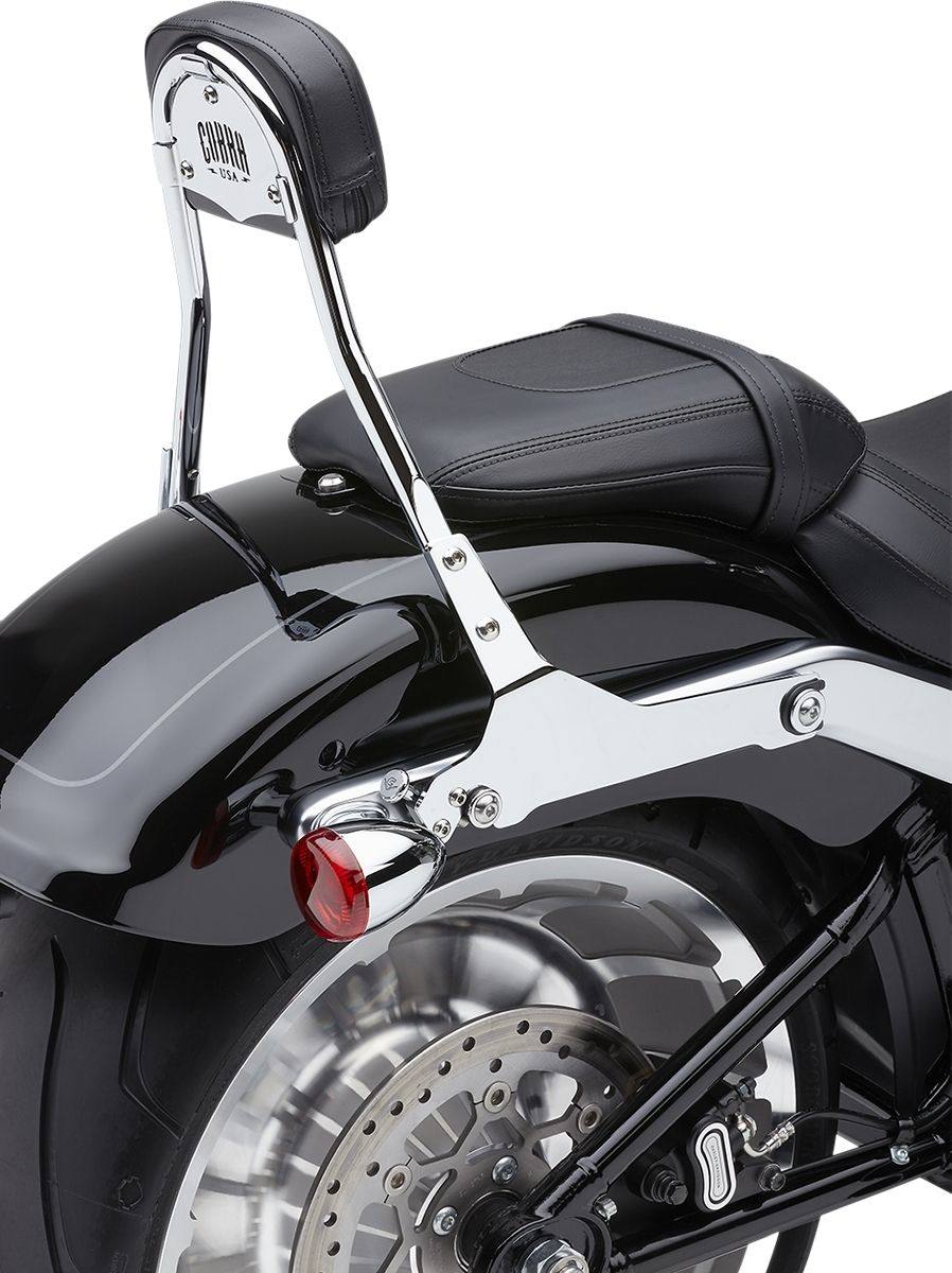 COBRA コブラ Detachable Backrest Kit Softail Breakout 114 FXBRS Fat Boy FLFB FXBR FLFBS HARLEY-DAVIDSON ハーレーダビッドソン バックレスト 外装 Color/Finish：Chrome［1501-0607］