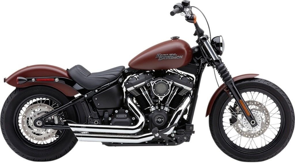 COBRA コブラ Speedster Slashdown フルエキゾーストマフラー Softail Deluxe FLDE Slim FLSL Street Bob FXBB Low Rider FXLR HARLEY-DAVIDSON ハーレーダビッドソン マフラー Color/Finish：Chrome［1800-2256］｜ウェビック　店