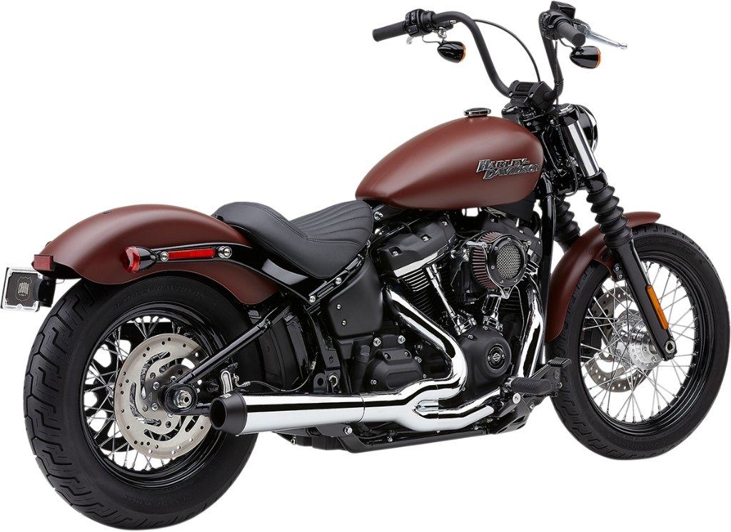 COBRA コブラ El Diablo 2：1 フルエキゾーストマフラー Softail Fat Bob 114 FXFBS FXFB HARLEY-DAVIDSON ハーレーダビッドソン マフラー Color/Finish：Chrome(Base Finish：Chrome)［1800-2290］