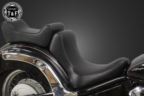 Garage T&F ガレージ キング&クィーンシートセット ドラッグスター400クラシック YAMAHA ヤマハ シート シート関連 外装|ウェビック 店