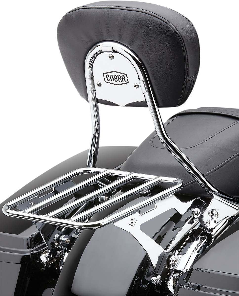 COBRA コブラ Detachable Backrest HARLEY-DAVIDSON ハーレーダビッドソン バックレスト 外装 Color/Finish：Chrome［1501-0685］
