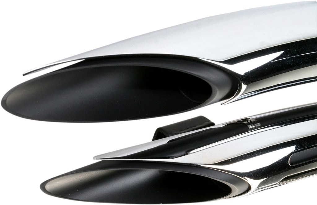 BASSANI バッサーニ Radial Sweeper Exhaust HARLEY-DAVIDSON ハーレーダビッドソン フルエキゾーストマフラー マフラー Color/Finish：Black／Heat Shield Color：Chrome［1800-1613］｜ウェビック　店
