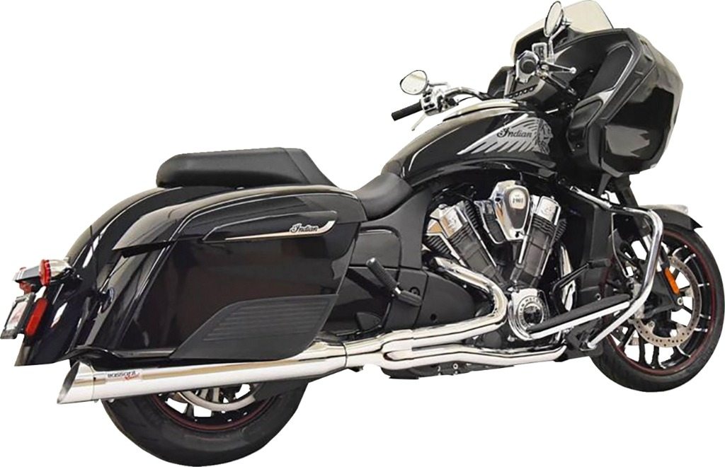BASSANI バッサーニ Road Rage 2：1 Exhaust System Challenger Dark Horse Limited INDIAN MOTORCYCLE インディアン フルエキゾーストマフラー マフラー Color/Finish：Chrome［1810-2778］