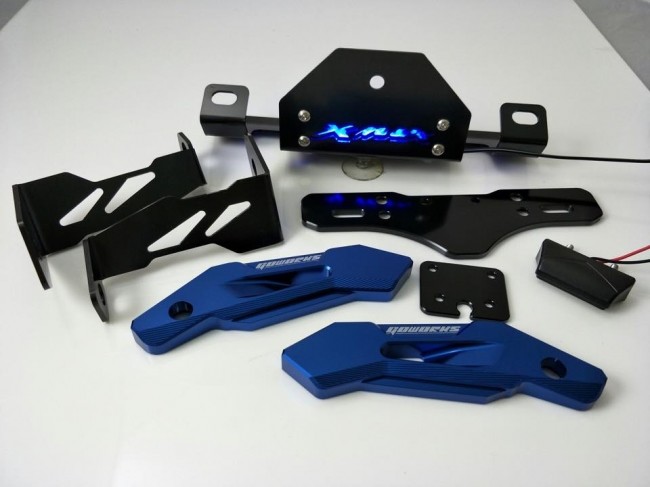 Go Works ゴーワークス リア・ナンバープレート XMAX YAMAHA ヤマハ ナンバーステー 外装