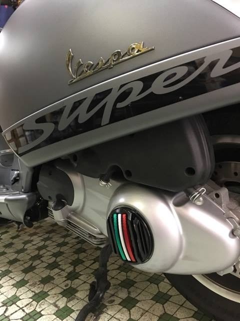 Go Works ゴーワークス VESPA 2Vエンジン/ベルトドライブカバー(穴なし) Vespa GTV250IE GTS-250 LC GTS300ie Super GTV300ie SuperSport GTS 300 Touring ABS-ASR ベスパ その他汎用外装部品・ドレスアップパーツ 外装 カラー：ブラック