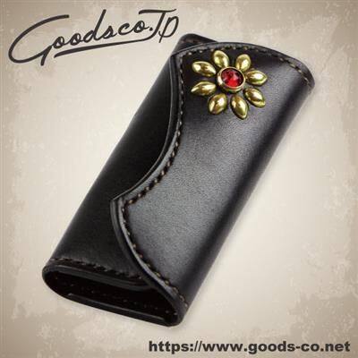 GOODS グッズ KIYOC レザーキーケース キーホルダー バイク関連グッズ