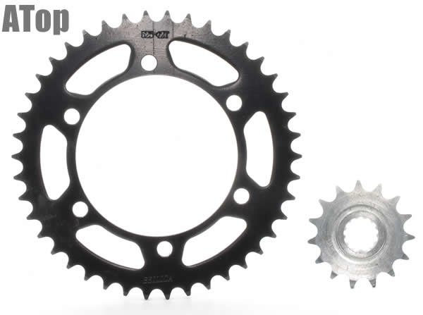 ATop エートップ フロントスプロケット リアスプロケット 前後セット 525-42T 525-15T ZRX400 ZRX400II KAWASAKI カワサキ スプロケット前後セット 駆動系