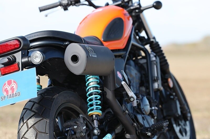 SP忠男 スペシャルパーツ忠男 POWERBOXサイレンサー ブラックエディション CL250 HONDA ホンダ スリップオンマフラー マフラー