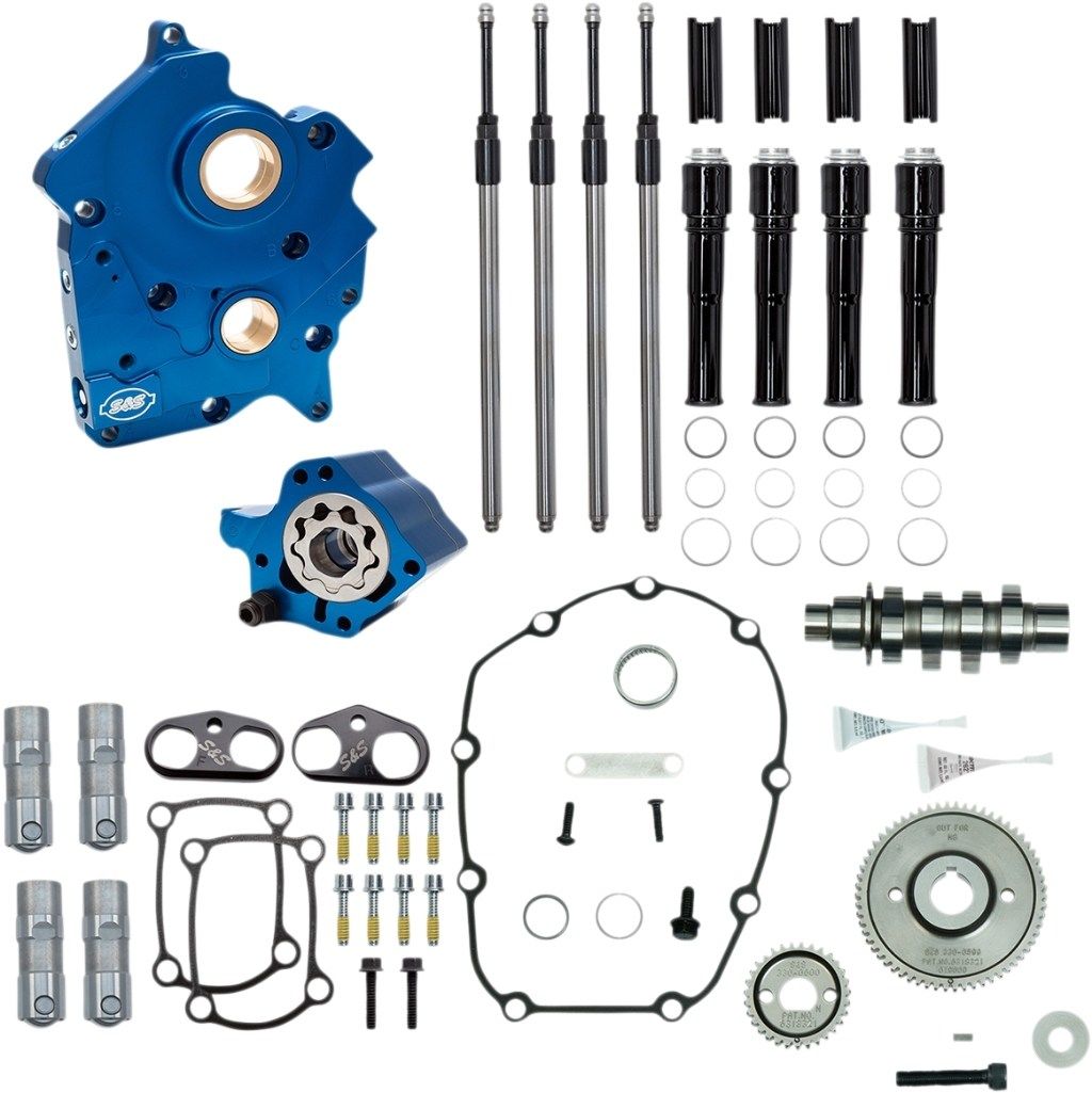 S&S CYCLE エスアンドエス サイクル Cam Chest Kit for M-Eight Engine HARLEY-DAVIDSON ハーレーダビッドソン カムシャフト エンジンパーツ エンジン Color/Finish Black/Gloss［0925-1308］｜ウェビック　店
