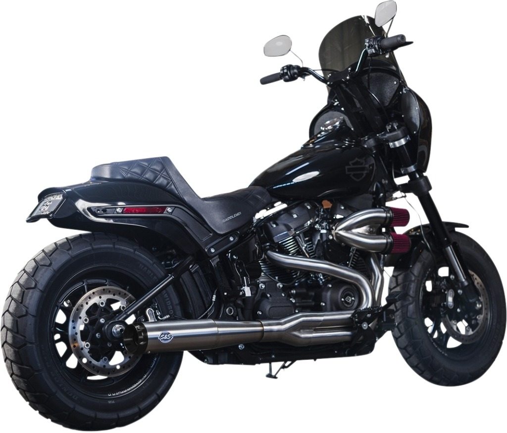 S&S CYCLE エスアンドエス サイクル SuperStreet 2：1 50 State フルエキゾーストマフラー - Stainless Steel［1800-2520］ Softail Street Bob FXBB Standard FXST Heritage Classic FLHC Slim FLSL Low Rider FXLR HARLEY-DAVIDSON ハーレーダビッドソン マフラー