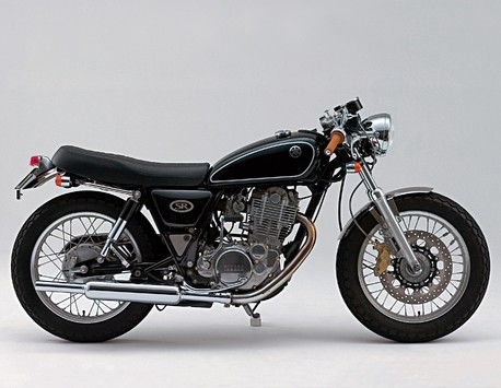 【タッチー】sr400 カーボンマフラー ヤマハ SR400/500 オールドスタイル手曲げマフラー クローム モーター