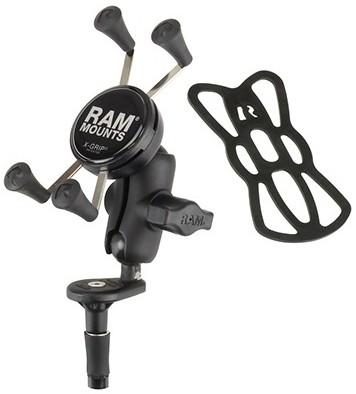 RAM MOUNTS ラムマウント Xグリップ＆ステムマウントセット スマートフォンホルダー・スマートフォンマウント 電子機器類