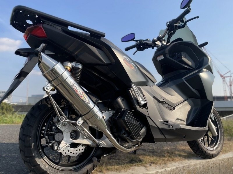BURIAL ベリアル NEXUS(ネクサス) RS フルエキゾーストマフラー ADV160 HONDA ホンダ マフラー サイレンサー出口タイプ：スラッシュエンド｜ウェビック　店