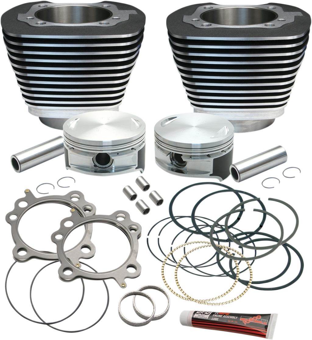 S&S CYCLE エスアンドエス サイクル Replacement Cylinder＆Piston for S＆S 106' Stroker Kit［0931-0430］ HARLEY-DAVIDSON ハーレーダビッドソン ボアアップキット エンジンパーツ エンジン