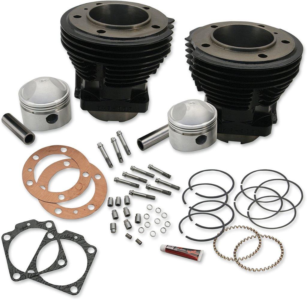 S&S CYCLE エスアンドエス サイクル Bore Cylinder and Stroker Piston Kit［0931-0689］ HARLEY-DAVIDSON ハーレーダビッドソン ボアアップキット エンジンパーツ エンジン｜ウェビック　店 166,092円
