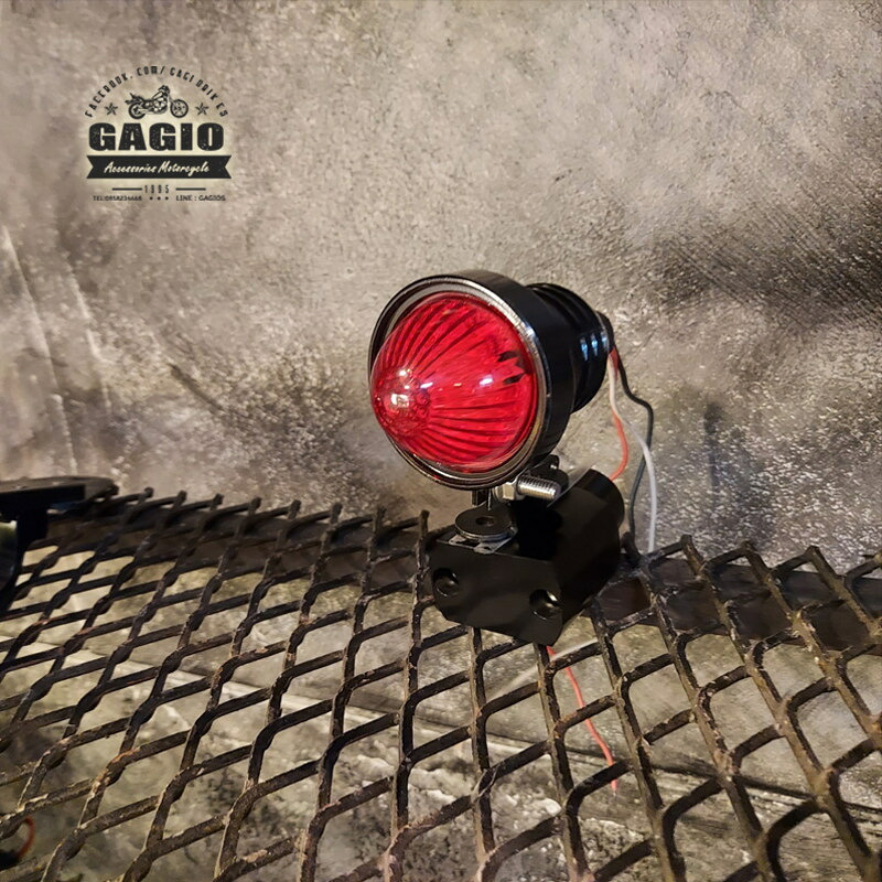 GAGIO MOTOR PARTS ガジオモーターパーツ CNC tail light， convex cover テールランプ 灯火類 電装系