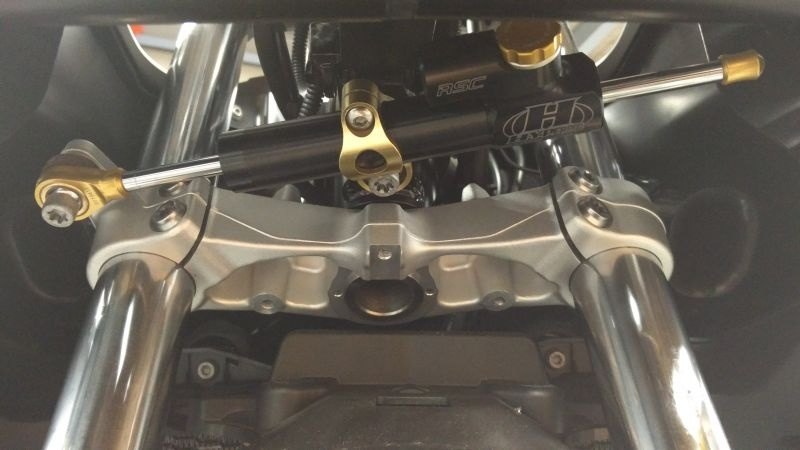 HYPERPRO ハイパープロ ステアリングダンパーステー F750GS BMW ステアリングダンパーブラケット ハンドル周辺パーツ ハンドル 10,634円
