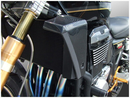 楽天市場】A-TECH エーテック ラジエターフードカバーSPL ZRX1200