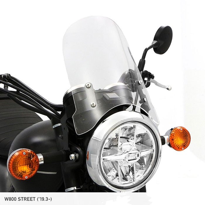 ENDURANCE エンデュランス メーターバイザーロングセット＋取り付けキット W800 STREET MEGURO K3 KAWASAKI カワサキ メーターバイザー カウル関連 外装