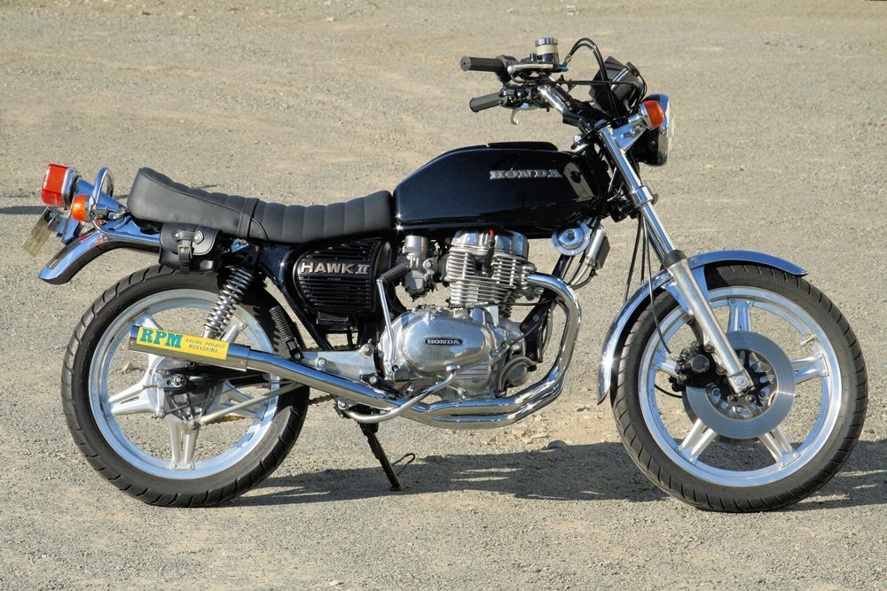 楽天市場】ホーク2【豪】メッキ クロス メガホン マフラー TN87π