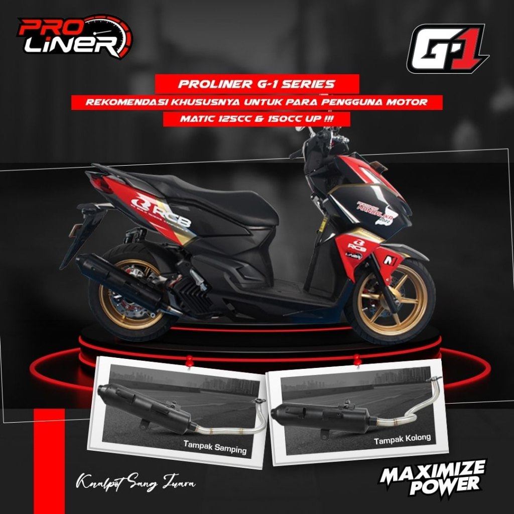 Pro Liner プロライナー G-1 フルエキゾーストマフラー VARIO 150 Vario HONDA ホンダ マフラー