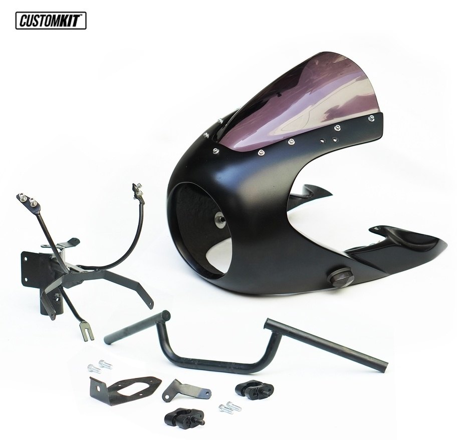 CustomKit カスタムキット Half Fairing Yamaha XSR155 YAMAHA ヤマハ アッパーカウル・フロントカウル カウル関連 外装|ウェビック 店