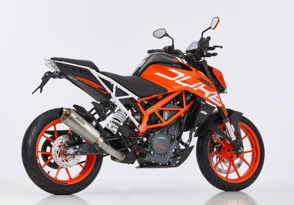 SHARK シャーク SRC 4 スリップオンマフラー Super Short Svartpilen 125 401 Vitpilen Duke RC 250 390 HUSQVARNA ハスクバーナ KTM マフラー|ウェビック 店