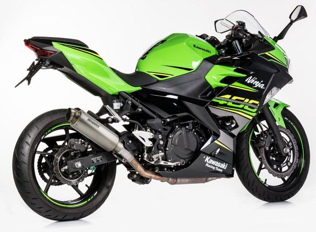 SHARK シャーク SRC 4 スリップオンマフラー Super Short Ninja 400 Z400 KAWASAKI カワサキ マフラー|ウェビック 店