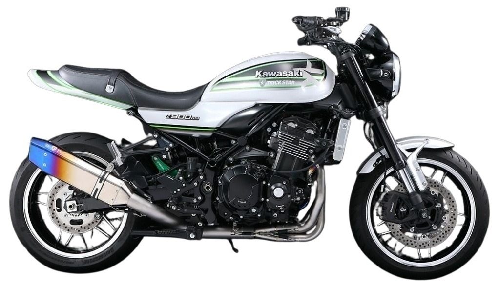 TRICKSTAR トリックスター レーシングフルエキゾーストマフラーIKAZUCHI(イカヅチ) Z900RS KAWASAKI カワサキ フルエキゾーストマフラー マフラー タイプ:IKAZUCHIステンレスカーボン|ウェビック 店