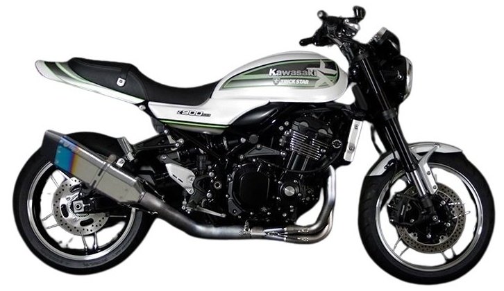TRICKSTAR トリックスター レーシングフルエキゾーストマフラーIKAZUCHI(イカヅチ) Z900RS KAWASAKI カワサキ フルエキゾーストマフラー マフラー タイプ：IKAZUCHI焼ステンレス
