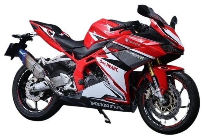 TRICKSTAR トリックスター レーシングスリップオンマフラー IKAZUCHI(イカヅチ) CBR250RR HONDA ホンダ スリップオンマフラー マフラー タイプ：IKAZUCHI焼きチタン