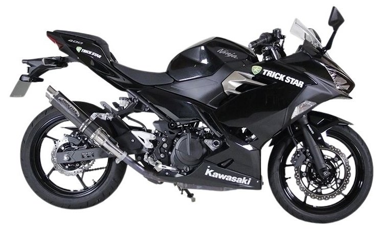 TRICKSTAR トリックスター レーシングスリップオンマフラー カーボン ニンジャ250 KAWASAKI カワサキ スリップオンマフラー マフラー