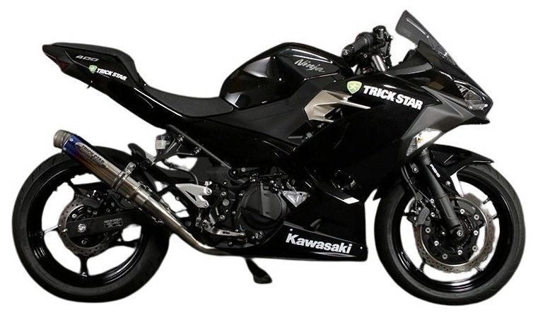 TRICKSTAR トリックスター レーシングフルエキゾースト Ninja250 Ninja400 Z250 KAWASAKI カワサキ フルエキゾーストマフラー マフラー