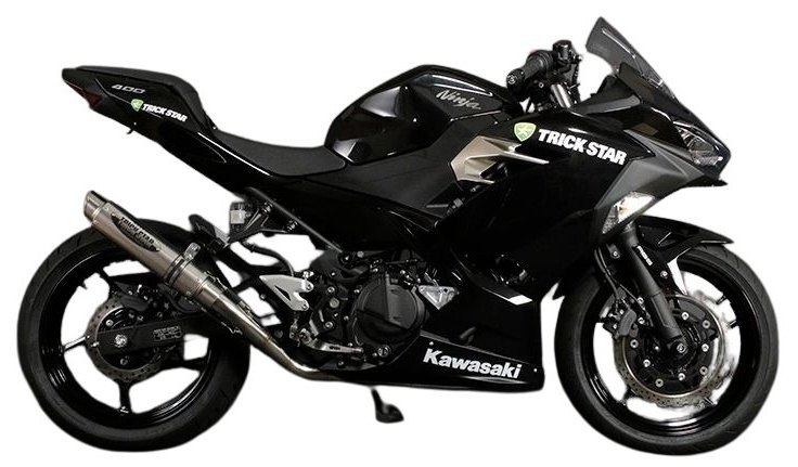 TRICKSTAR トリックスター レーシングフルエキゾースト Ninja250 Ninja400 Z250 KAWASAKI カワサキ フルエキゾーストマフラー マフラー