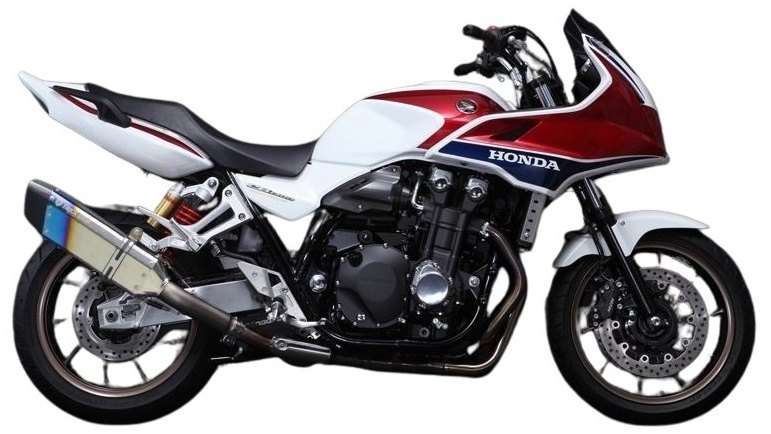 TRICKSTAR トリックスター レーシングスリップオンマフラー IKAZUCHI(イカヅチ) CB1300スーパーボルドール HONDA ホンダ スリップオンマフラー マフラー タイプ：IKAZUCHI焼ステンレス/ステンパイプ｜ウェビック　店