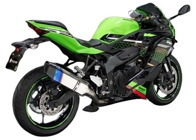 TRICKSTAR トリックスター フルエキゾーストマフラー IKAZUCHI (イカヅチ) 政府認証 Ninja ZX-25R KAWASAKI カワサキ マフラー サイレンサータイプ:焼ステンレスカーボン|ウェビック 店