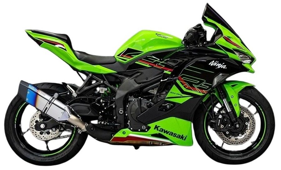 TRICKSTAR トリックスター レーシングスリップオンマフラーIKAZUCHIショート Ninja ZX-25R KAWASAKI カワサキ スリップオンマフラー マフラー サイレンサータイプ：IKAZUCHI焼ステンレスカーボン｜ウェビック　店