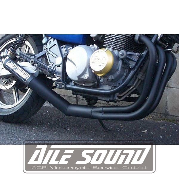 楽天市場】PRETTYRACING SPIDER ゼファー400 手曲げショート管 黒