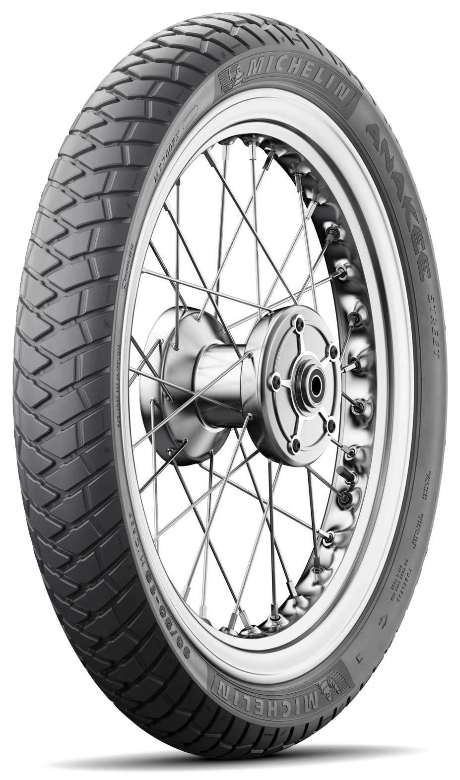 MICHELIN ミシュラン ANAKEE STREET 【80/90-21 M/C 48S TL】 アナキー ストリート タイヤ FXDWG Dyna Wide Glide FXST Softail Standard FXSTB Night Train FXSTS Springer Sportster 1200 Custom XL883C FXS XL1200V Seventy-Two MRT Marathon PRO RS125R