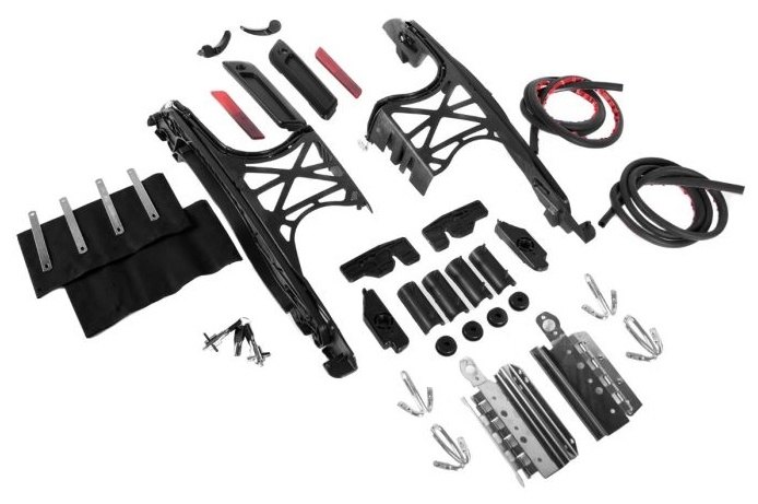 Hogworkz ホグワークズ ワンタッチサドルバッグマウンティングキット ツーリング HARLEY-DAVIDSON ハーレーダビッドソン その他サイドバッグオプション・補修部品 車体用バッグ・ケース