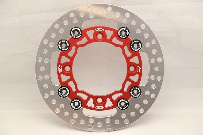 T2 Racing T2レーシング ワークスリアディスクローター NSR250R HONDA ホンダ ブレーキディスクローター ブレーキ カラー：レッドインナー＆ブラックピン 57,948円