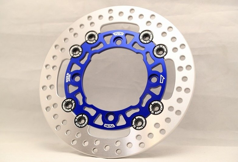 T2 Racing T2レーシング ワークスリアディスクローター NSR250R HONDA ホンダ ブレーキディスクローター ブレーキ カラー:ブルーインナー&ブラックピン|ウェビック 店