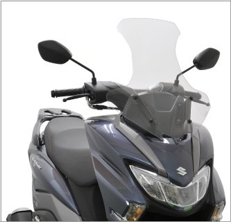 旭風防 アサヒ風防 ミドルスクリーン バーグマンストリート125EX SUZUKI スズキ スクリーン 外装｜ウェビック　店
