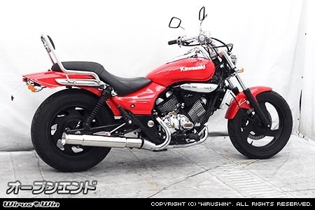 WirusWin ウイルズウィン オープンエンドマフラー エリミネーター250V KAWASAKI カワサキ スリップオンマフラー マフラー
