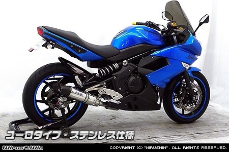 WirusWin ウイルズウィン ダイナミックマフラー ユーロタイプ ER-4n ニンジャ400R KAWASAKI カワサキ フルエキゾーストマフラー マフラー 38,575円